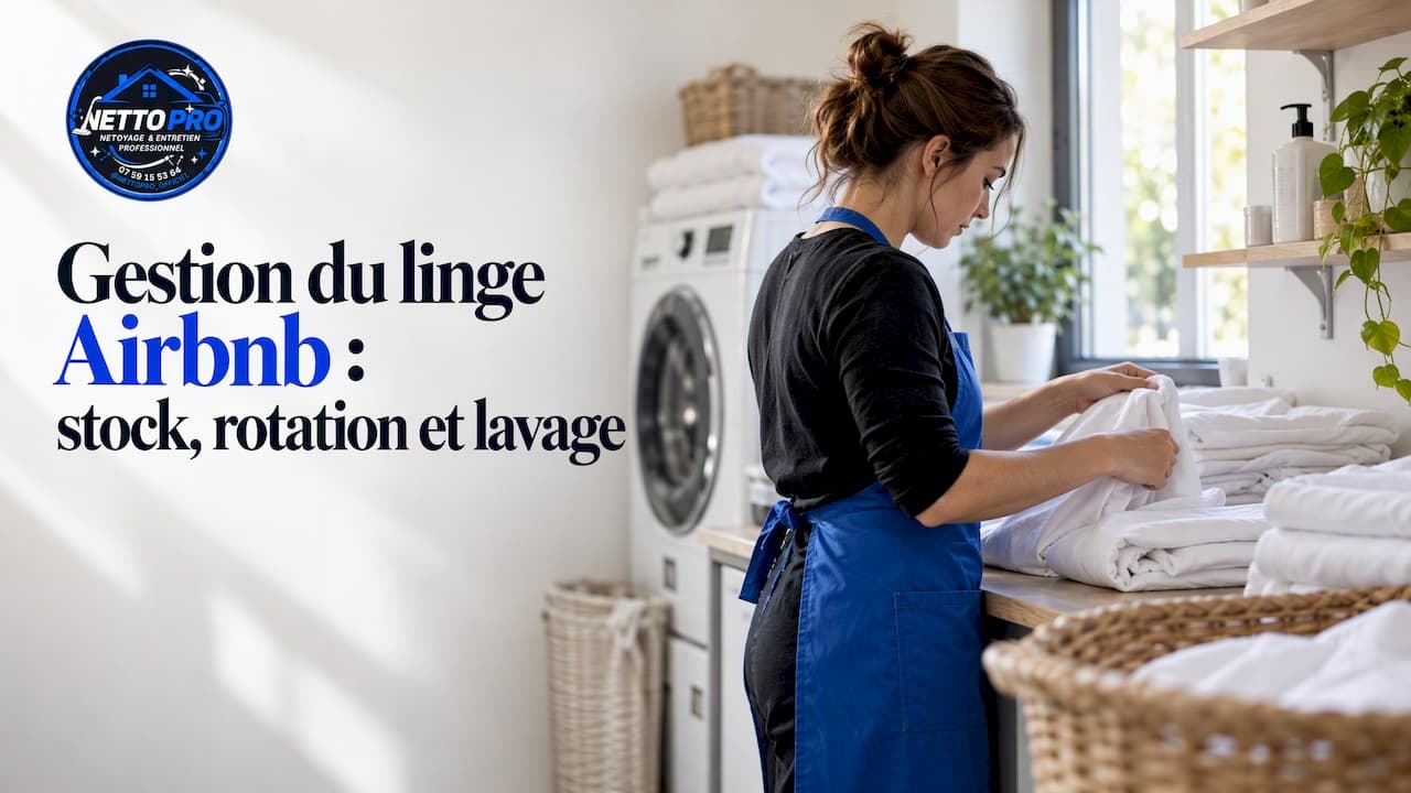 Gestion du linge Airbnb : stock, rotation et lavage