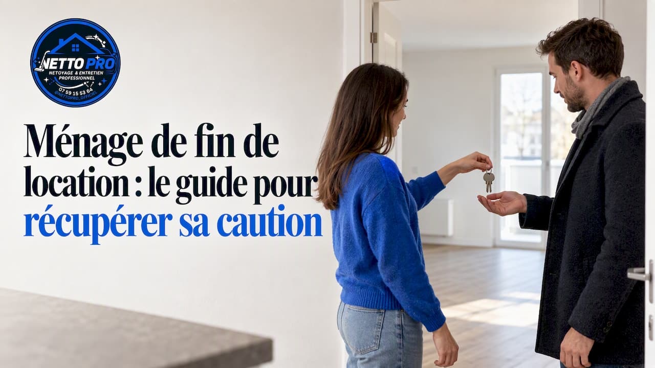 Ménage de fin de location : le guide pour récupérer sa caution